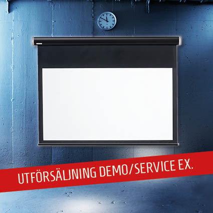 Projektorduk Kingpin Screens Blackline Electric Screen demoduk, billigt