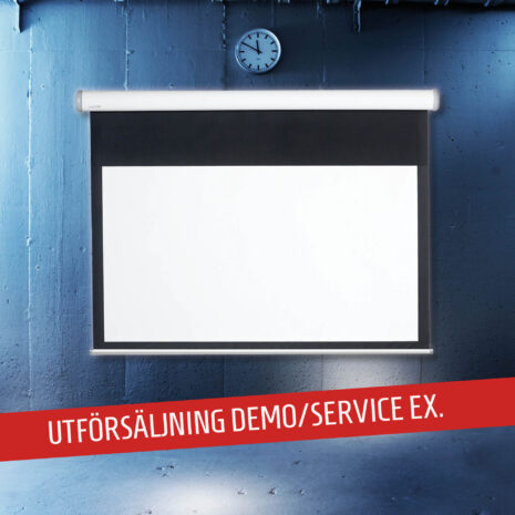 Motoriserad Elektrisk Filmduk – Demo / Service EX
